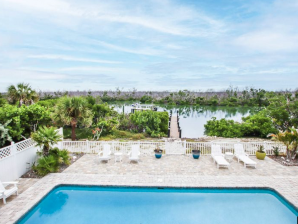 Captiva Island Vacation Rental with 6 Bedrooms & Pool Deeded Beach Access 4 Min Stroll Away